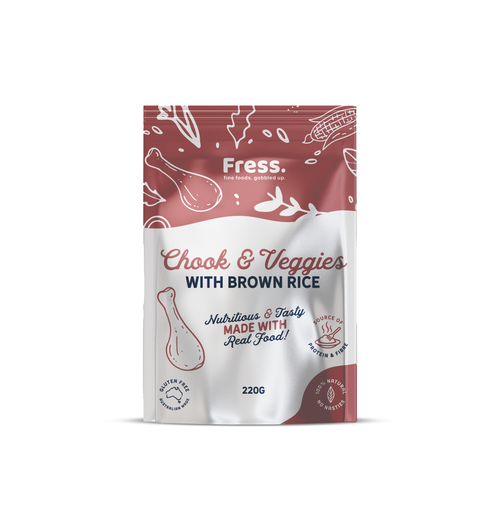 Fress - Chook & Veggies with Brown Rice