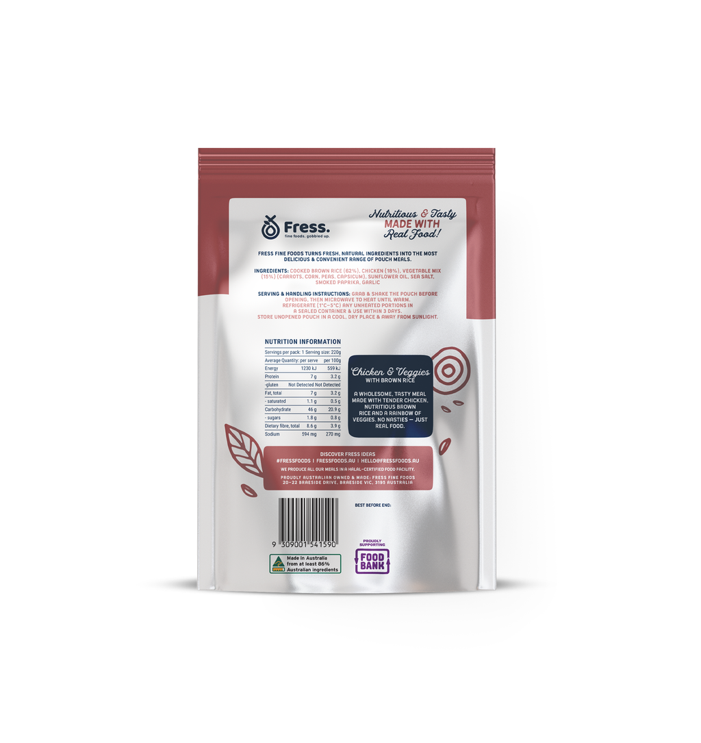 Fress - Chook & Veggies with Brown Rice