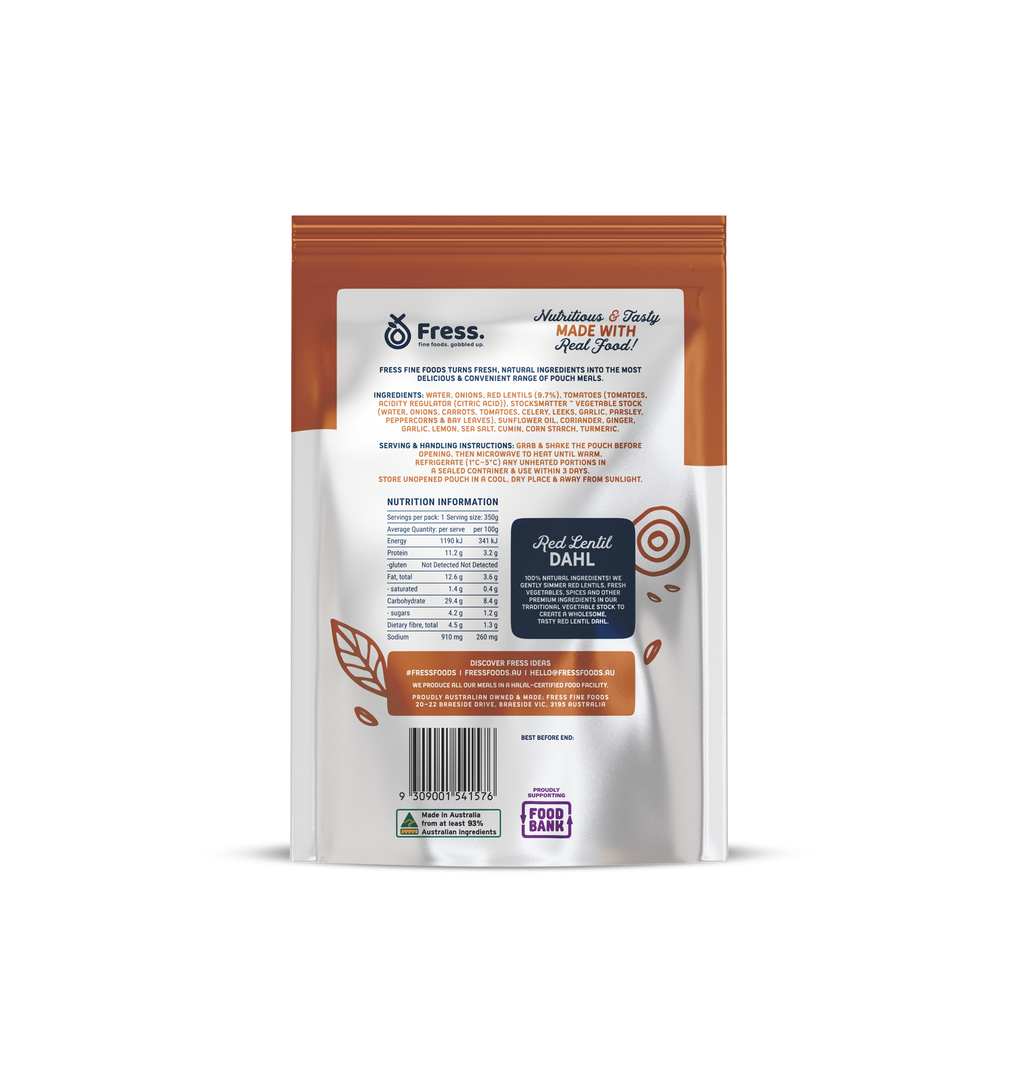 Fress - Red Lentil Dahl Soup